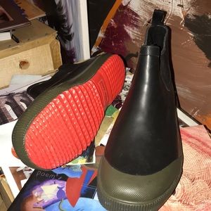 Tretorn Black/Green Strala Vinter Klar Rain Boot